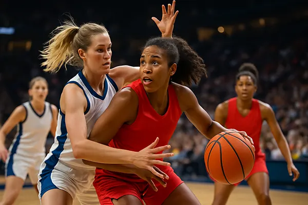 Female basketball marketing